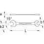 Gabelschlüssel Gedore 6068390 Gewicht 594 g, Verpackungstiefe 75 mm