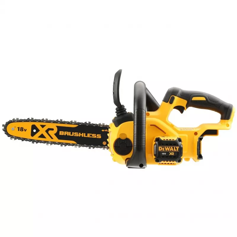 Kettensäge DeWALT DCM565N-XJ — kabellos batteriebetrieben, 30 cm Schwert, 5 Ah Akkukapazität, 0,14 L Öltank