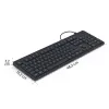 Kabelgebundene Tastatur CK-100 schwarz