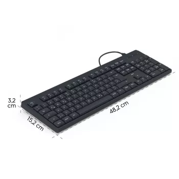 Kabelgebundene Tastatur CK-100 schwarz