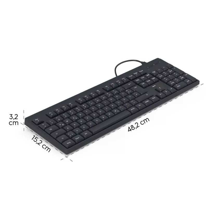 Kabelgebundene Tastatur CK-100 schwarz
