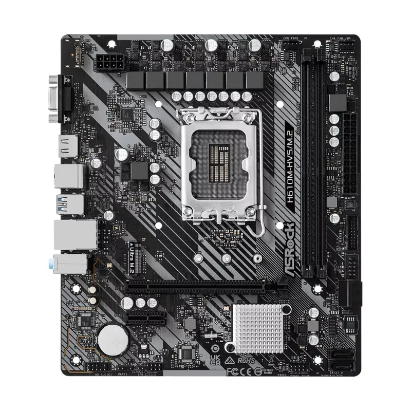 ASRock H610M-HVS/M.2 R2.0 DDR4 LGA1700 Micro-ATX Motherboard