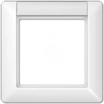 Wandplatte JUNG AS 581 NA WW Weiß, Duroplast, 80,5×80,5 mm