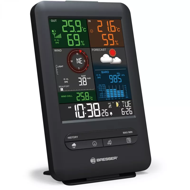 Digitale Wetterstation Bresser Optics 7002525 Innen-/Außenthermometer
