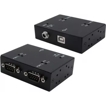 Serieller Adapterkabel Exsys USB 2.0 auf 2-Port RS-232 EX-13072HM Metallgehäuse