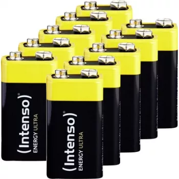 Intenso Energy Ultra 9V 6LR61 E-Block Blister 10er-Pack - 9V-Block - 9 V - Blisterpackung (7501451MP)