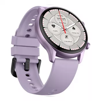 Smartwatch Zeblaze Btalk 3 Plus – 1,39 Zoll (3,53 cm) IPS 360×360 px, Touchscreen, Silikonarmband, Lila