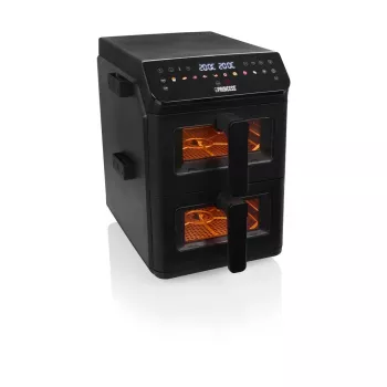Princess Double Stack Airfryer | 182490 | Leistung 3000 W | Fassungsvermögen 11,2 L | Schwarz