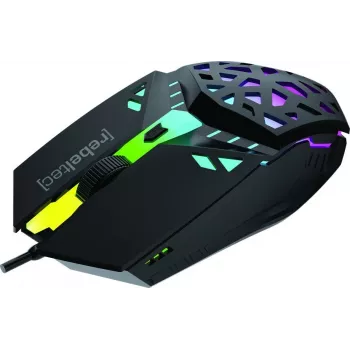 Kabelgebundene Gaming-Maus Rebeltec SHARK — ergonomisches Design, optischer Sensor
