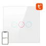 Intelligenter Lichtschalter Avatto TS02-EU-W3 WiFi 3-Wege — wandmontierter WLAN-Schalter für Mehrfachsteuerung