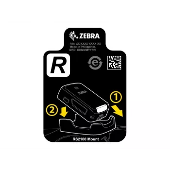 Zebra SG-RS2X-HMTRA-01-Halterung, Passiver Halter, Barcodescanner, Schwarz