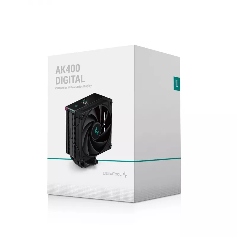 DeepCool AK400 DIGITAL Prozessor-Luftkühler 12 cm Schwarz 1 Stück
