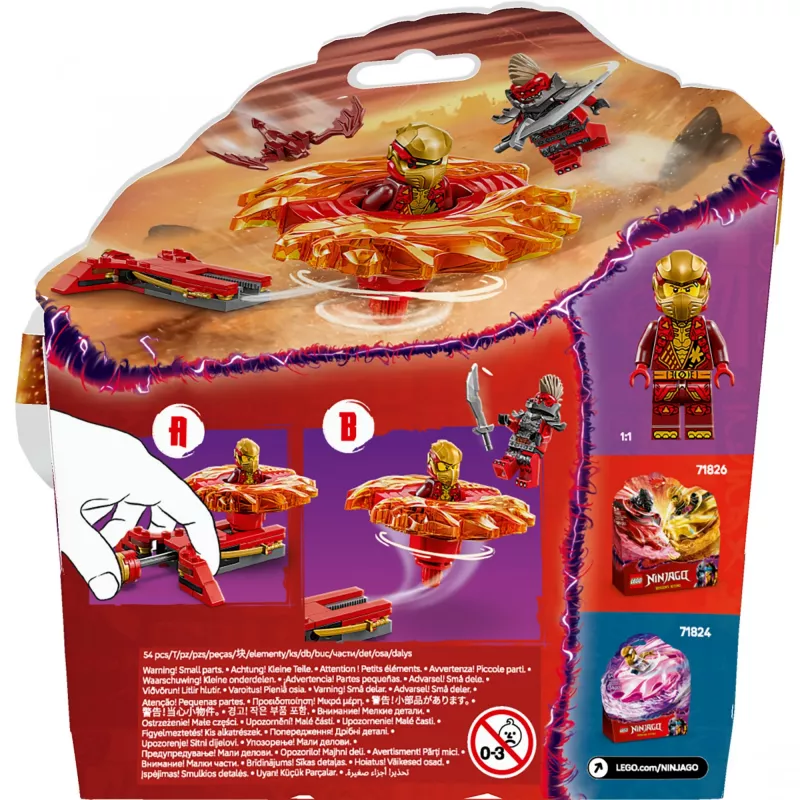 LEGO NINJAGO 71823 Kais Drachen-Spinjitzu-Spinner