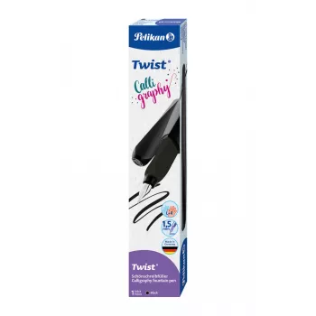 Füllfederhalter Pelikan Twist Calligraphy Schwarz