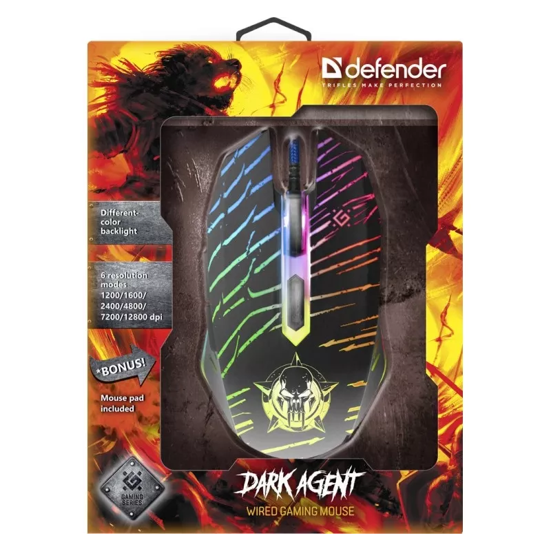 Maus Defender DARK AGENT GM-590L USB Type-A