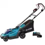 Makita DLM330RT Rasenmäher Handgeführter Rasenmäher Akku Schwarz - Blau (DLM330RT)