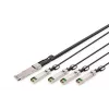 Digitus 40G QSFP+ auf 4x SFP+ Direct Attach Kabel 3m