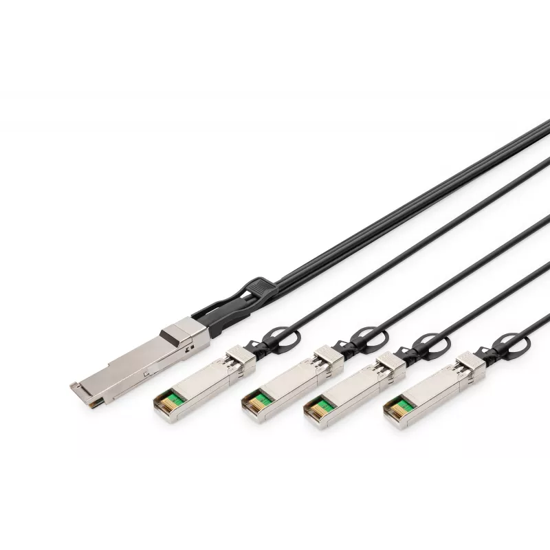 Digitus 40G QSFP+ auf 4x SFP+ Direct Attach Kabel 3m