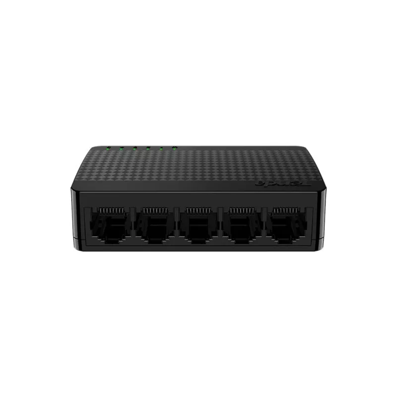 Netzwerk-Switch TENDA SG105M — 5-Port-Gigabit-Ethernet (10/100/1000), schwarz, Desktop-/Wandmontage
