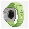 Band Nomad Sport Band Hellgrün Gummi — Breite 21,5 mm, Handgelenk 160–195 mm