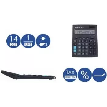 MAUL MXL 14 Tischrechner schwarz (7267490)