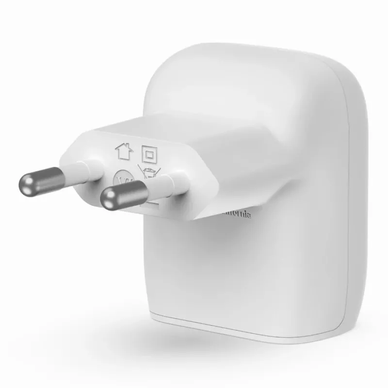 Belkin WCA006VF1MWH-B6 Ladegerät für Mobilgeräte Smartphone Weiß AC Schnellladung Indoor