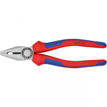 Knipex Universalzange, 2-Komponenten-Griffe, 200 mm