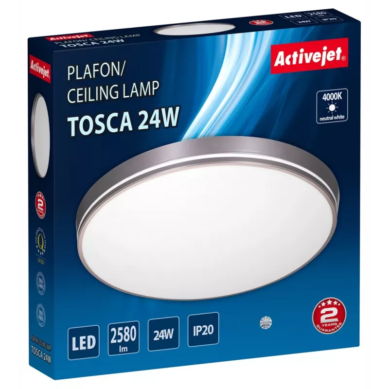 Activejet AJE-TOSCA LED-Deckenleuchte 24W
