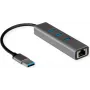 Laptop-Dock ROLINE 12021112 Kabelgebunden USB Typ-A Grau Ethernet 1000 Mbit/s