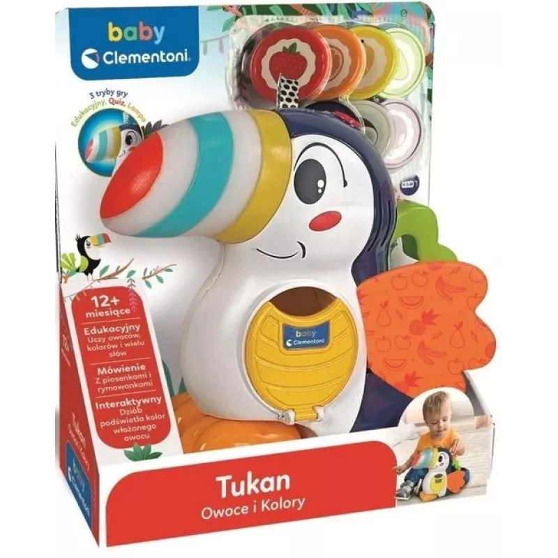 Clementoni Adrian der Tukan - Früchte und Farben