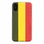 Smartphone-Hülle man and wood für iPhone X/XS — Reggae Schwarz, schützende Hartschalen-Rückabdeckung