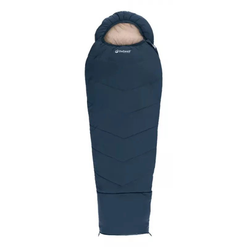 Schlafsack Outwell Kinder Mumienform Polyester Blau — 1700 mm Länge, 630 mm Breite, für Nutzer bis 150 cm
