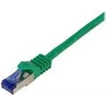 Logilink Professional Ultraflex - Patch-Kabel - RJ-45 (M) an RJ-45 (M) - 50 cm - 6 mm - S/FTP - Cat.7 Rohkabel (Kabel) / CAT 6a (Anschlüsse) - halogenfrei, vergossen, mit Knickschutz - grün RA