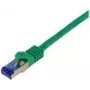 Logilink Professional Ultraflex - Patch-Kabel - RJ-45 (M) an RJ-45 (M) - 50 cm - 6 mm - S/FTP - Cat.7 Rohkabel (Kabel) / CAT 6a (Anschlüsse) - halogenfrei, vergossen, mit Knickschutz - grün RA