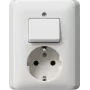 Steckdose GIRA 017603 CEE 7/3 Weiß