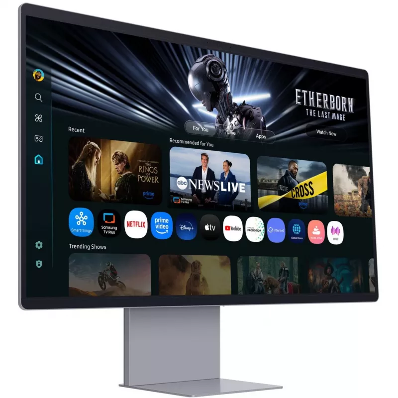 Samsung M90SF Computermonitor 81,3 cm (32 Zoll) 3840 x 2160 Pixel 4K Ultra HD OLED Silber