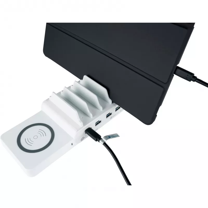 Ladegerät für Mobilgeräte Alcasa PCA-D006WQL Weiß Schnellladung