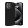 Schutzhülle aus Silikon Vention KUFB0-40 für iPhone 15 Pro Max — schwarze Soft-Touch-Hülle