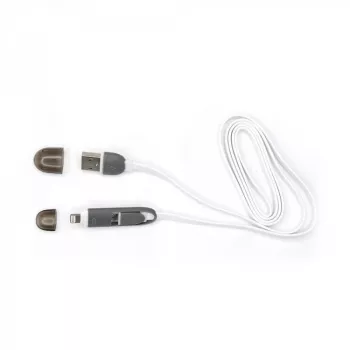 Sbox 2IN1W USB->Micro USB+IPH.5 M/M 1M weiß
