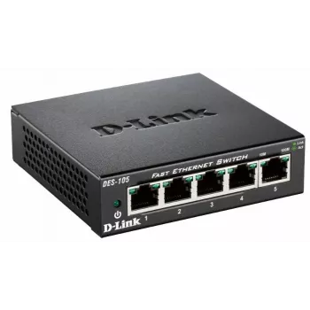 D-Link DES-105 Unmanaged L2 Schwarz