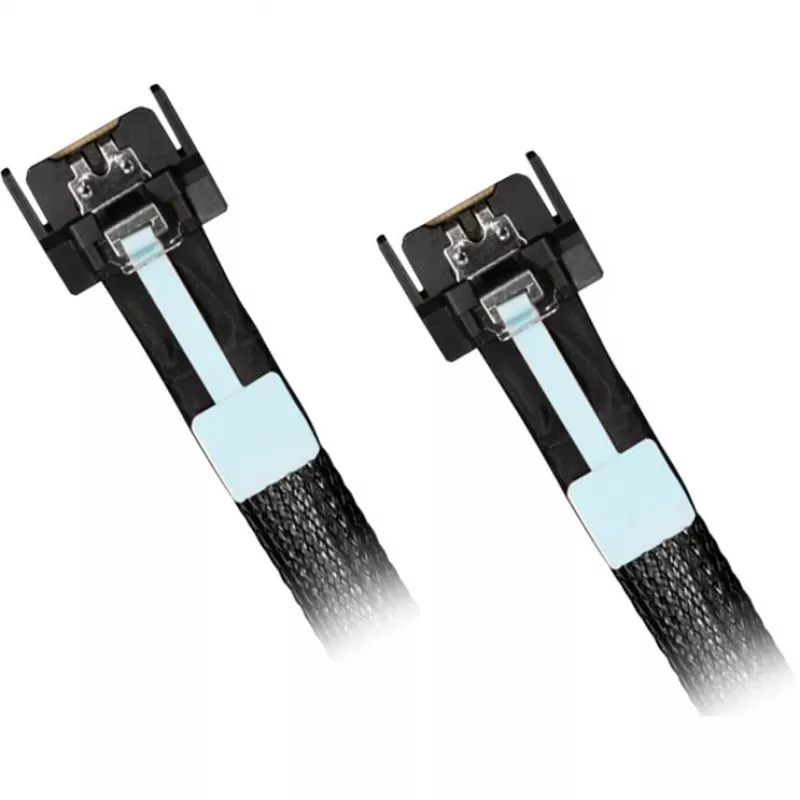 Laufwerksadapter ICY BOX MB413L-B – MCIO 8i SFF-TA-1016 auf 2× MCIO 4i SFF-TA-1016