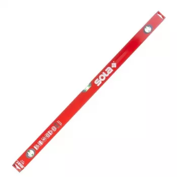 Wasserwaage SOLA BIG X 100 cm mit Lupenlibelle, Aluminiumprofil (Modell 1373301)