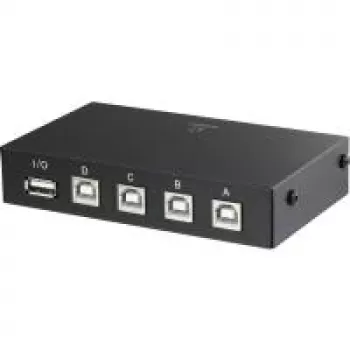 USB-Switch Renkforce RF-4106952 – 4-Port USB 2.0, schwarz