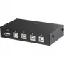 USB-Switch Renkforce RF-4106952 – 4-Port USB 2.0, schwarz