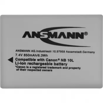 A-Can NB 10 L, Kameraakku kompatibel mit Canon NB 10 L, Retail