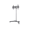 Edbak TR51 Monitor-Montageständer 152,4 cm 60 Zoll Boden Schwarz 80 kg Kapazität