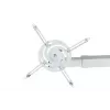 Wandhalterung AVTEK WallMount Next 1200 — Stahl, weiß, teleskopisch, 360° schwenkbar, neigbar ±42°, max. Belastung 20 kg