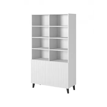 Shelving unit PAFOS 100x40x176.5 cm weiß matt