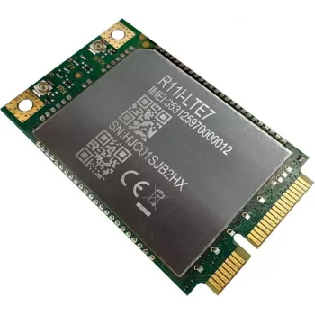 MiniPCI-e LTE Modemkarte MikroTik R11E-LTE7 — internationale Bänder, bis zu 300 Mbit/s, LTE Cat7