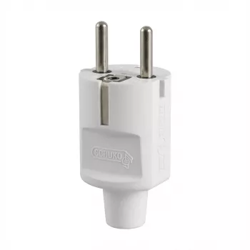 ABL 100000046 Kompaktstecker. SCHUKO & fr-be. TPE. Grau. IP20. Typ 1505